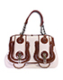 B Bag Canvas/Patent, front view